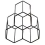 PORTA-GARRAFAS PARA 3 STRUCTURE HEX - PRETO - Foto 2
