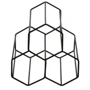 PORTA-GARRAFAS PARA 3 STRUCTURE HEX - PRETO - Foto 2