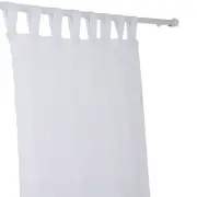 CORTINA 2 PEÇAS 1,30 M X 2,30 M VOIL LUMIÉRE - BRANCO - Foto 2