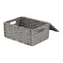 CESTO DOBRÁVEL 34 CM X 24 CM X 15 CM NID - CINZA PROVENCE - Foto 6