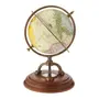 ADORNO GLOBO 23 CM EXPLORER - ENCERADO CASTANHO/OURO VELHO - Foto 2