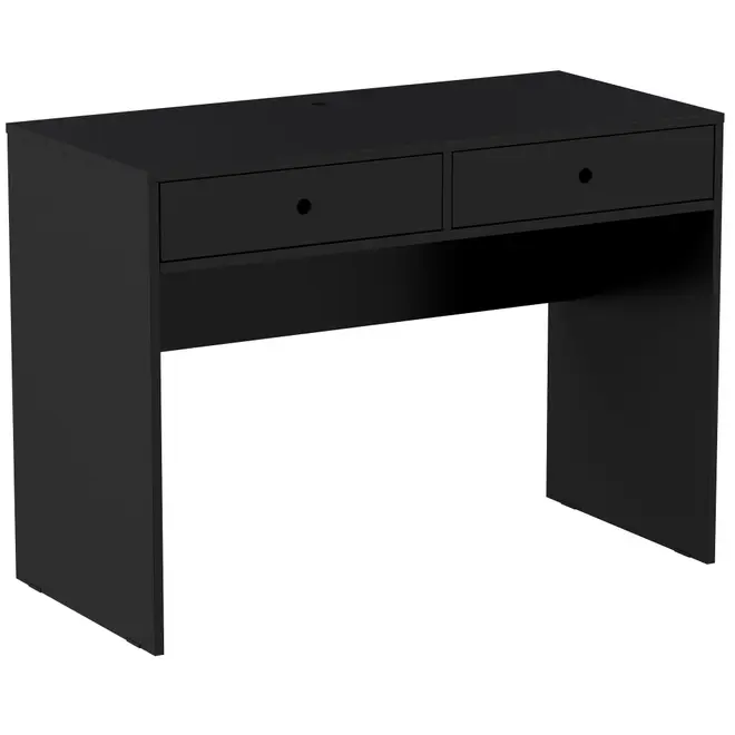 ESCRIVANINHA 2 GAVETAS 1,03 M X 51 CM PRATY - PRETO - Foto 22