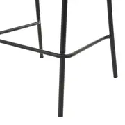 BANQUETA PARA ÁREA EXTERNA LEK - PRETO/PRETO - Foto 8