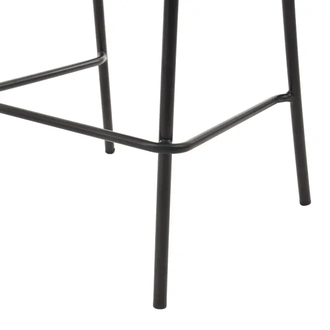 BANQUETA PARA ÁREA EXTERNA LEK - PRETO/PRETO - Foto 8