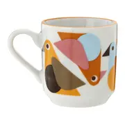 CANECA 220 ML VOA PASSARIM - BRANCO/MULTICOR - Foto 5