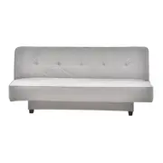 SOFÁ-CAMA 3 LUGARES OTO - DOUCEUR CINZA CLARO - Foto 1