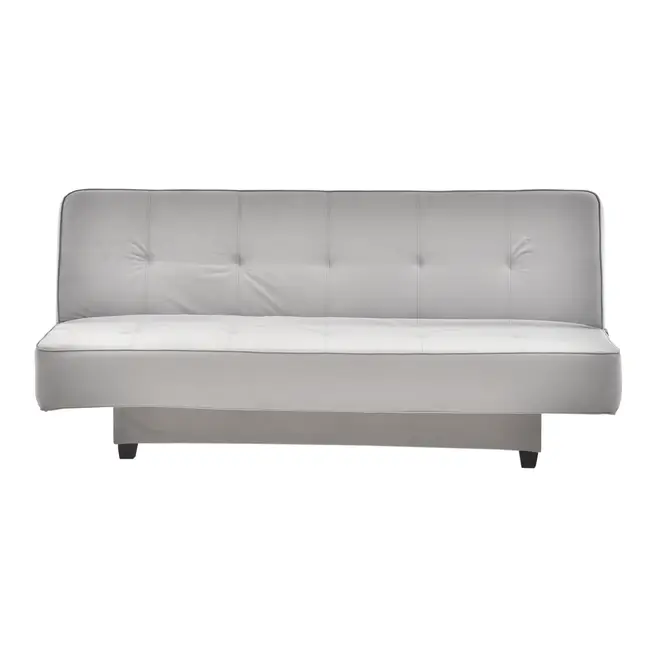 SOFÁ-CAMA 3 LUGARES OTO - DOUCEUR CINZA CLARO - Foto 1
