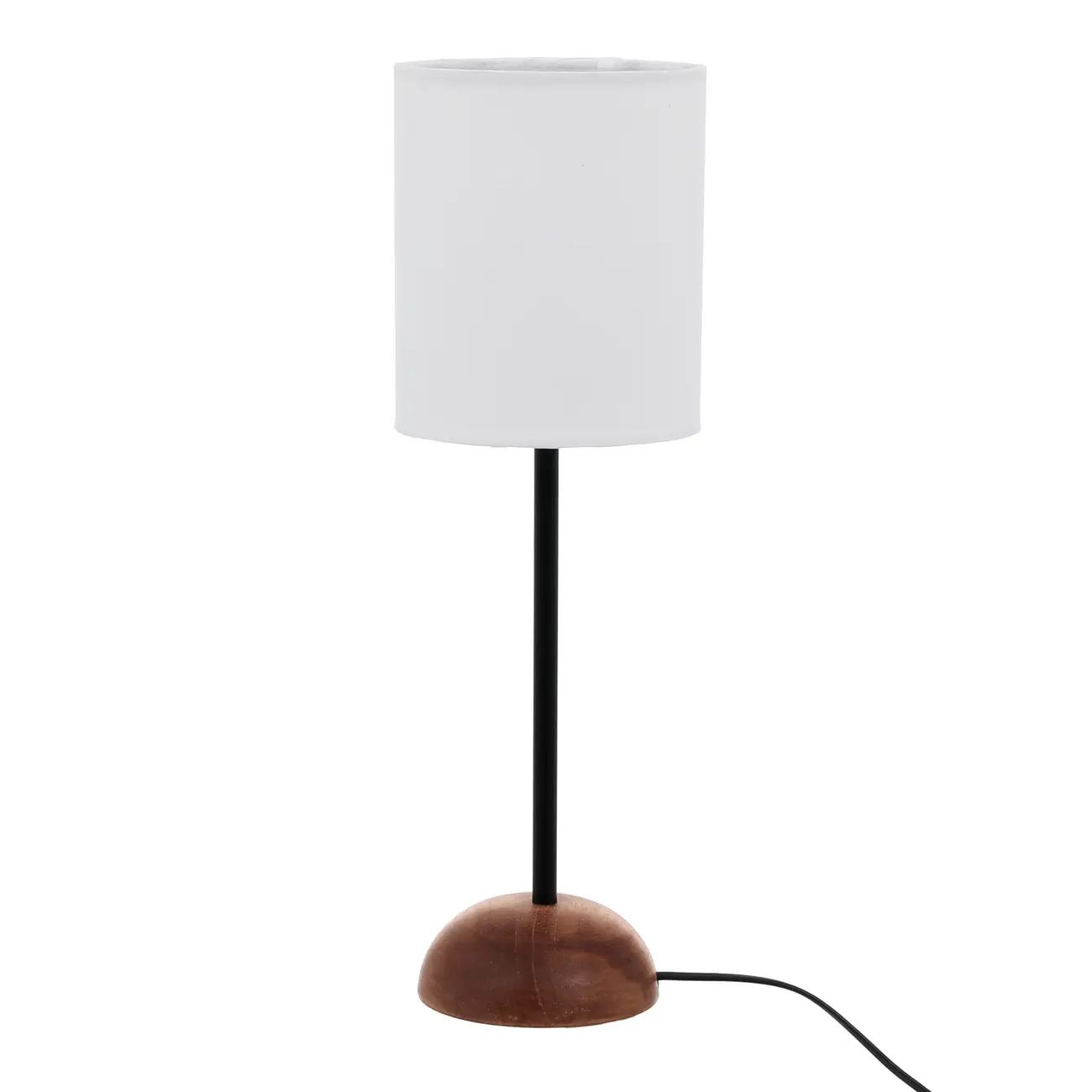 LUMINÁRIA DE MESA PILAR C/CUP R - NOZES/PRETO - Foto 2