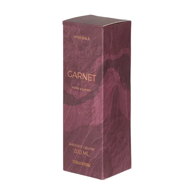 SABONETE LÍQUIDO GARNET 200 ML MINERALS - GARNET/PRETO - Foto 10