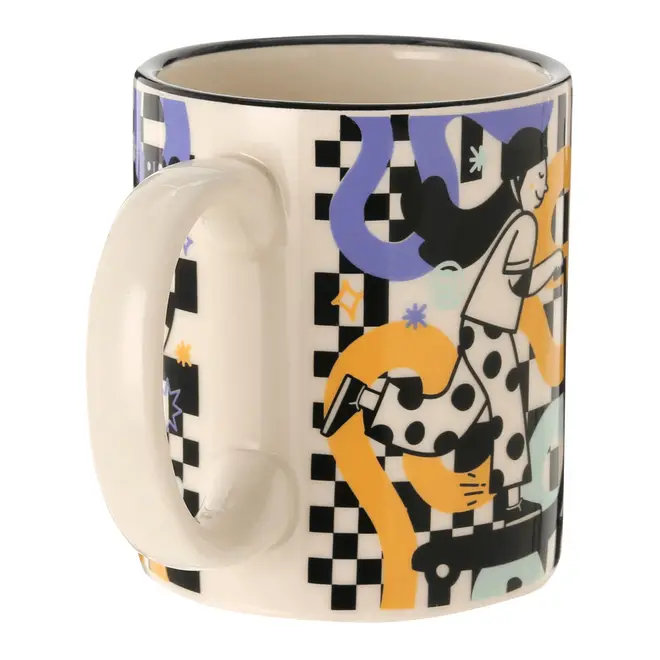 CANECA 300 ML OLLIE - PRETO/CORES CALEIDOCOLOR - Foto 7