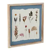 QUADRO I 40 CM X 40 CM BOTANICAL - BRANCO PROVENCE/BLEU CENDRÉ - Foto 2