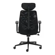 CADEIRA DE ESCRITÓRIO E GAMER CONNECT - PRETO/PRETO - Foto 5