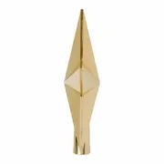 PONTEIRA ESTRELA 19 CM FINE FESTIVITY - OURO - Foto 4