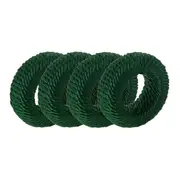 ARGOLA PARA GUARDANAPO CONJUNTO COM 4 PEÇAS INCANTI - VERDE - Foto 1