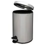 LIXEIRA COM PEDAL 20 L HOYT - INOX/PRETO - Foto 5