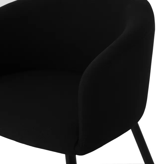 POLTRONA RALF - PRETO/PRETO - Foto 7