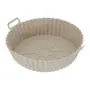 FÔRMA PARA FRITADEIRA REDONDA 21 CM EASY FRY - BEGE - Foto 5