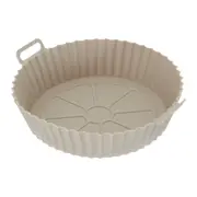 FÔRMA PARA FRITADEIRA REDONDA 21 CM EASY FRY - BEGE - Foto 5