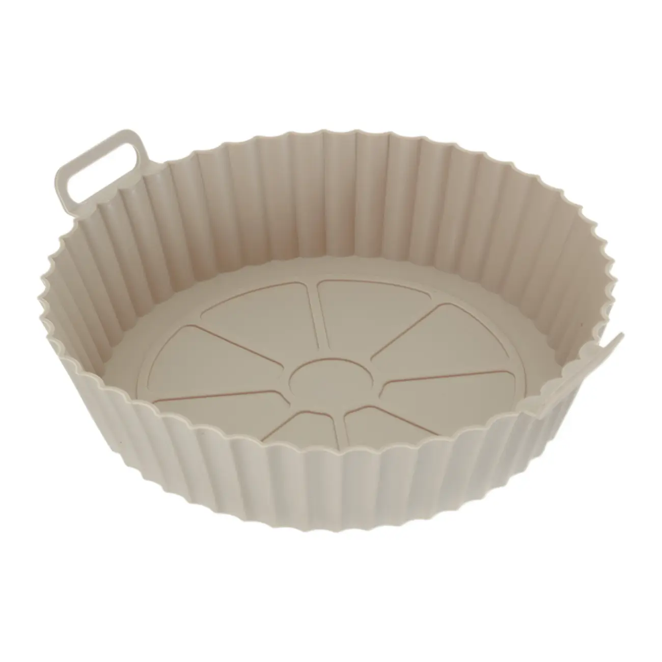 FÔRMA PARA FRITADEIRA REDONDA 21 CM EASY FRY - BEGE - Foto 5