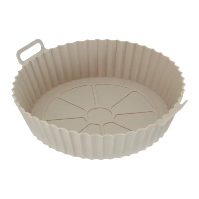 FÔRMA PARA FRITADEIRA REDONDA 21 CM EASY FRY - BEGE - Foto 5