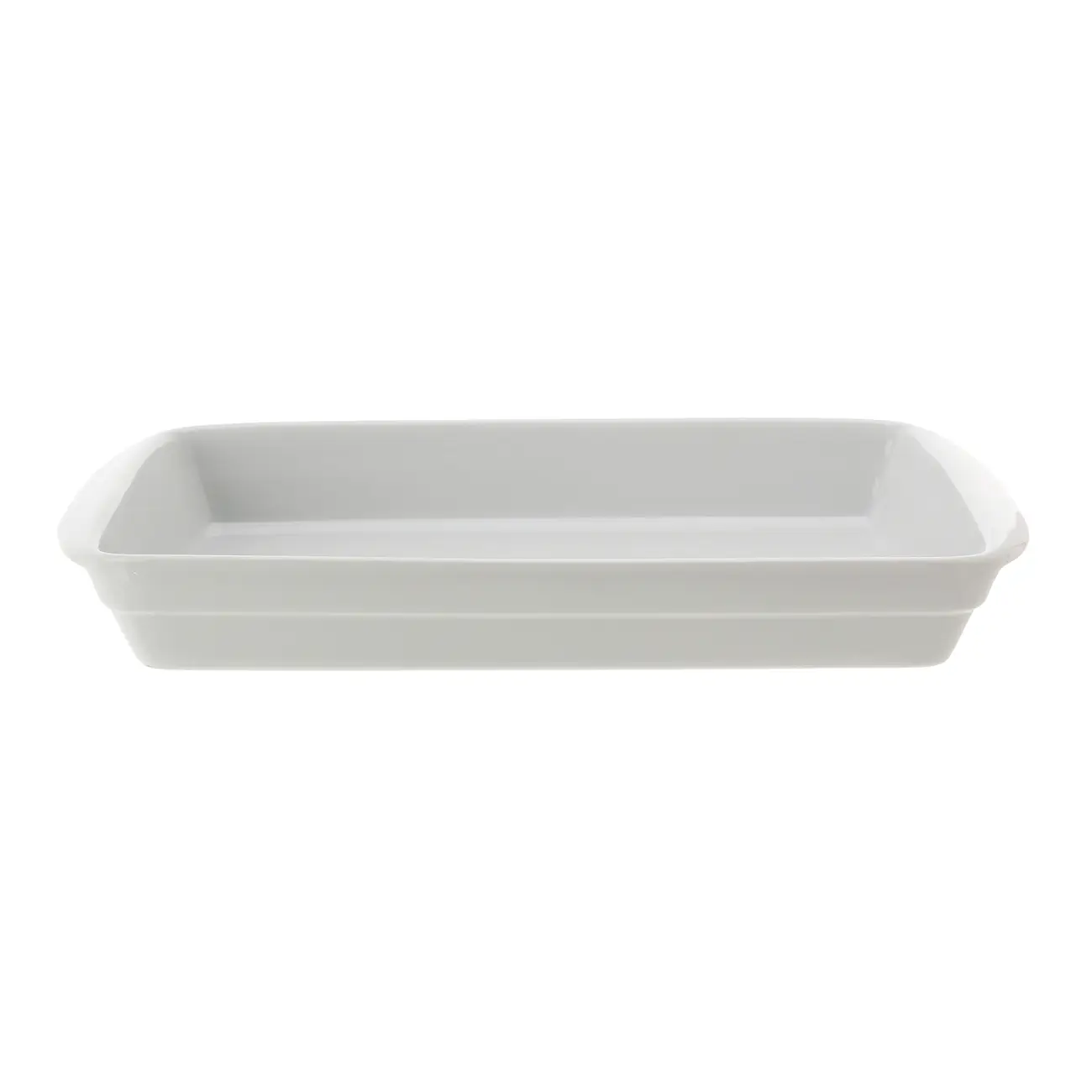BAKE I TRAVESSA REFRAT. 40 CM X 24 CM - BRANCO - Foto 1