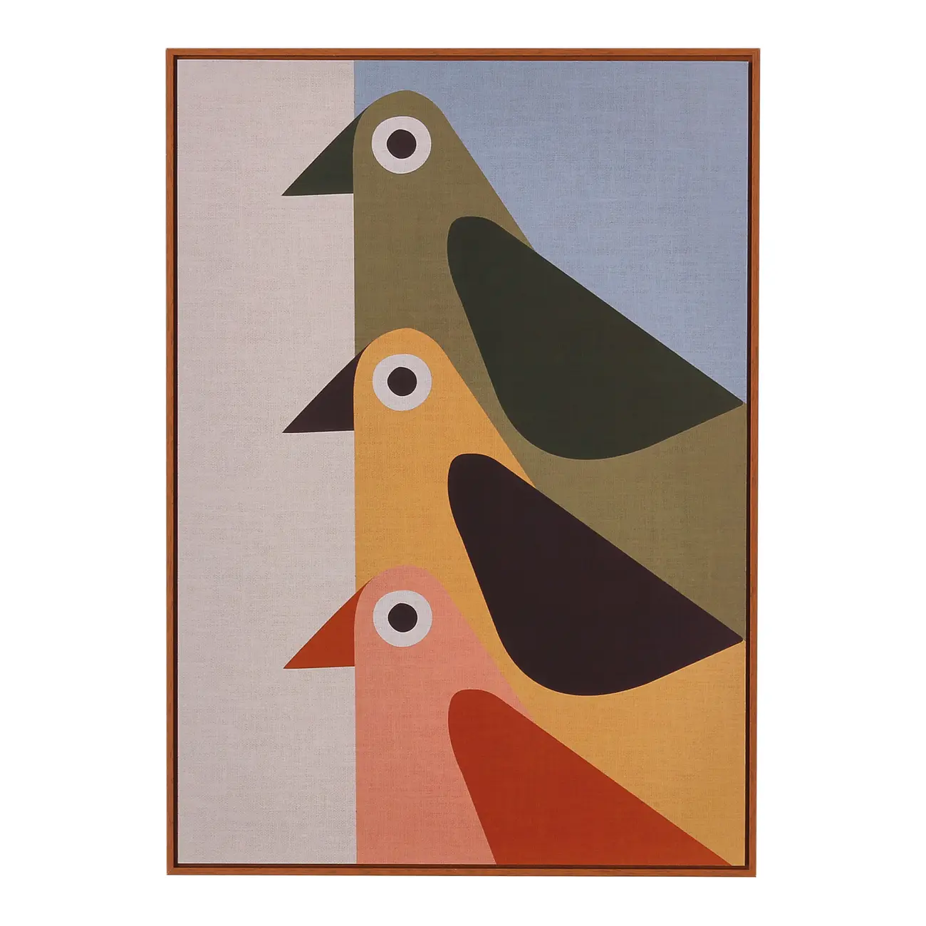 QUADRO 42 CM X 29 CM VOA PASSARIM - NOZES/MULTICOR - Foto 1