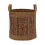 CESTO 26 CM X 26 CM X 26 CM COCAL - FIBRA CLARA/MULTICOR - Foto 1