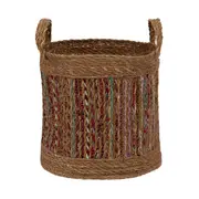 CESTO 26 CM X 26 CM X 26 CM COCAL - FIBRA CLARA/MULTICOR - Foto 1