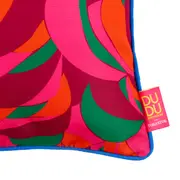 ALMOFADA 43 CM X 43 CM VIBRA VERÃO FLOR - LARANJA/AÇAY - Foto 4