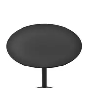 MESA LATERAL REDONDA 42 CM DART FIXY - PRETO - Foto 2