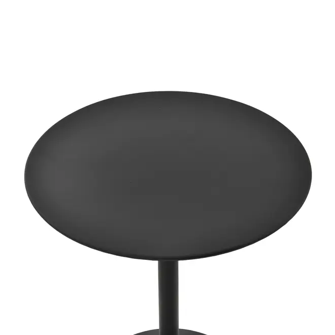 MESA LATERAL REDONDA 42 CM DART FIXY - PRETO - Foto 2