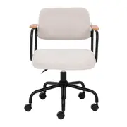 CADEIRA HOME OFFICE CARTE ELBOW - PRETO/CAMELO - Foto 3