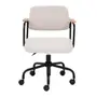 CADEIRA HOME OFFICE CARTE ELBOW - PRETO/CAMELO - Foto 3