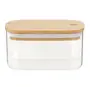 POTE HERMÉTICO 650 ML BAMBUCCI - INCOLOR/BAMBU - Foto 1