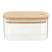 POTE HERMÉTICO 650 ML BAMBUCCI - INCOLOR/BAMBU - Foto 1