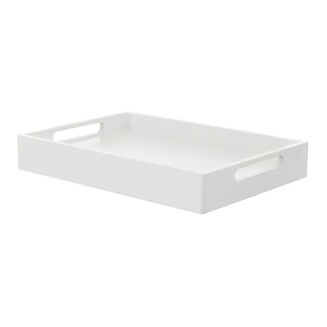 BANDEJA C/ PÉ 54 CM X 38 CM ÉCLAIRE - BRANCO - Foto 5