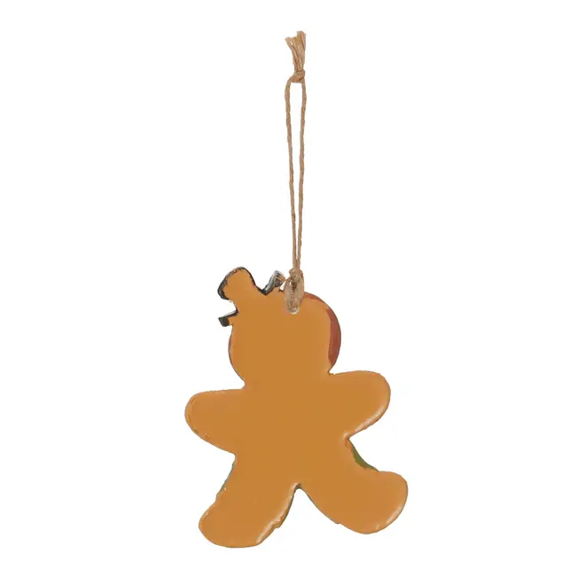 PINGENTE GINGERMAN 8 CM VILAREJO NOEL - SÁLVIA/CIPESTRE - Foto 3
