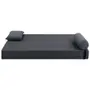 SOFÁ-CAMA 2 LUGARES STRAP - CINZA/PRETO - Foto 3