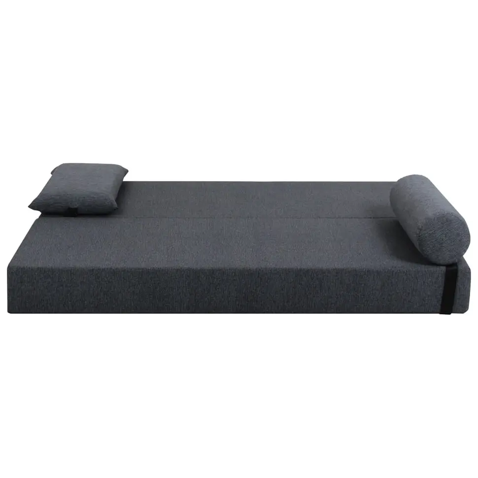 SOFÁ-CAMA 2 LUGARES STRAP - CINZA/PRETO - Foto 3