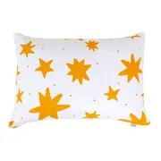FRONHA INFANTIL STAR 50 CM X 70 CM VIA LÚDICA - BRANCO/SORBET DE MANGA - Foto 1