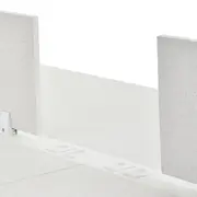 EST TRAB QUÁDRUPLA C/ DIVISÓRIA METRIC - BRANCO/GRANILITE - Foto 10