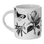 CANECA 300 ML NATUREZA - BRANCO/PRETO - Foto 2