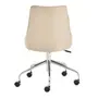 CADEIRA HOME OFFICE DANDY - BEGE/CROMADO - Foto 5