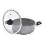 CAÇAROLA INDUÇÃO 20 CM GRANITY - KONKRET/PRETO - Foto 3