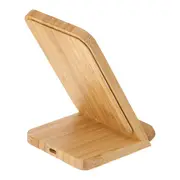 CARREGADOR WIRELESS 10W BAMBOO TECH - BAMBU - Foto 6