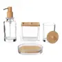 KIT BANCADA 4 PEÇAS BAMBOO - INCOLOR/BAMBU - Foto 2
