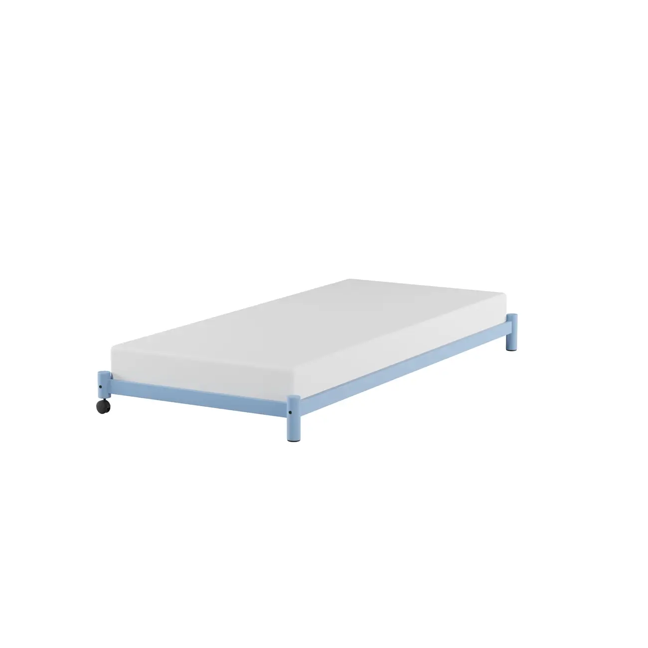 CAMA DE SOLTEIRO INFERIOR 78 CM FLAT - AZUL CLARO - Foto 19
