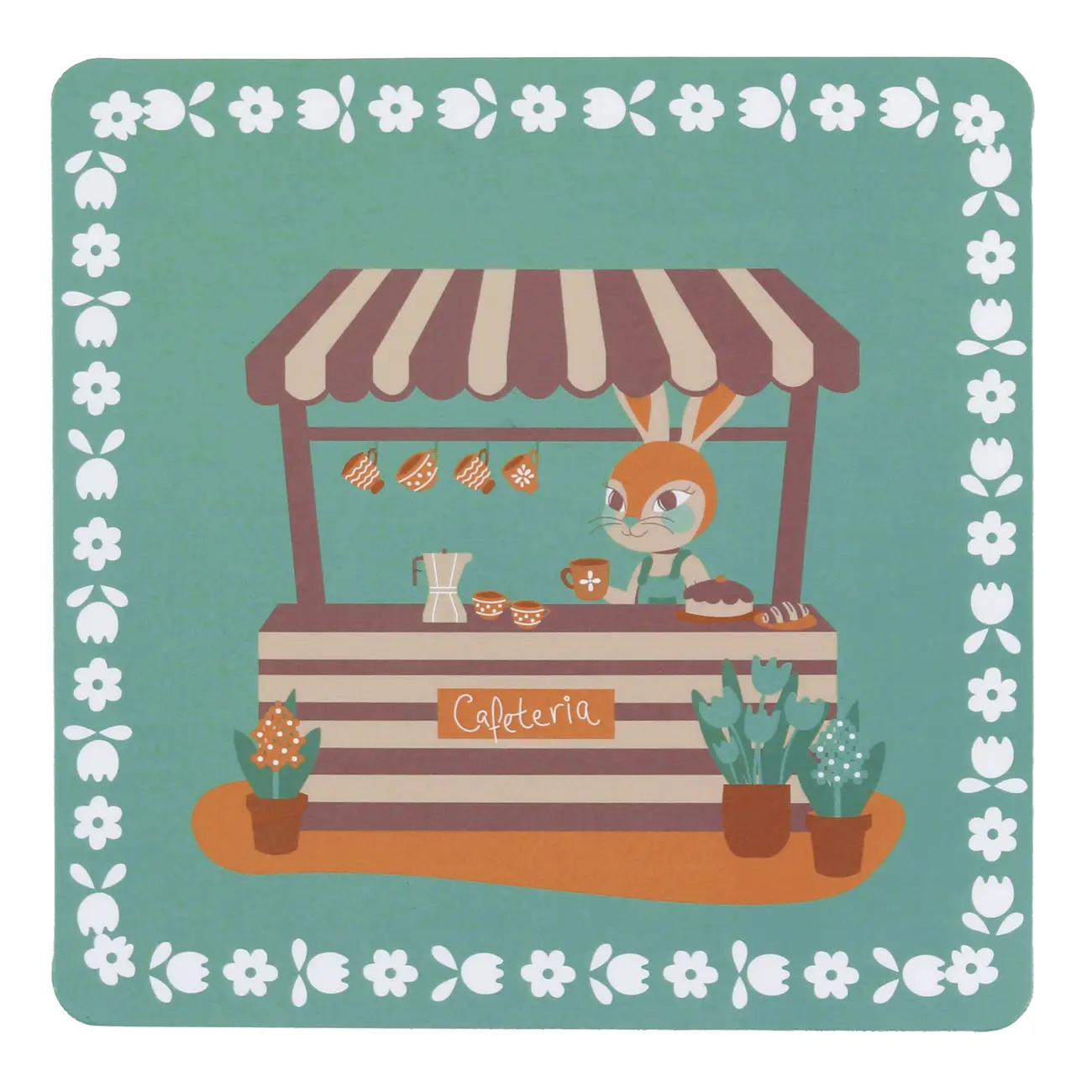 MOUSE PAD FEIRA DOS BICHOS - MANJERICÃO/CASCA DE URUCUM - Foto 1