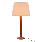 LUMINÁRIA DE MESA MOG C/CUP P CURVES - NOZES/NATURAL - Foto 1