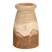 VASO 22 CM PAVLOVNA - PAULOWNIA/ENCERADO CASTANHO - Foto 2